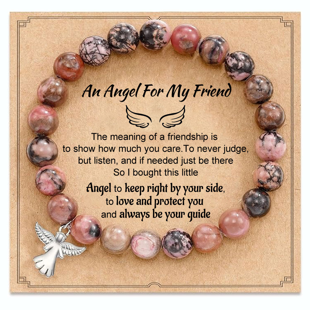 An Angel For My Friend Beads Bracelet