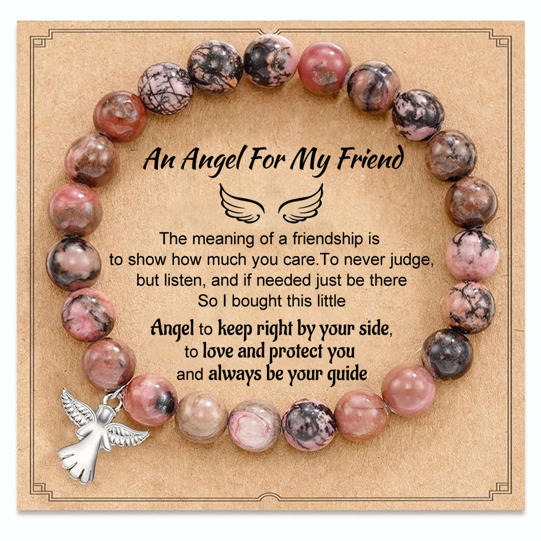 An Angel For My Friend Beads Bracelet