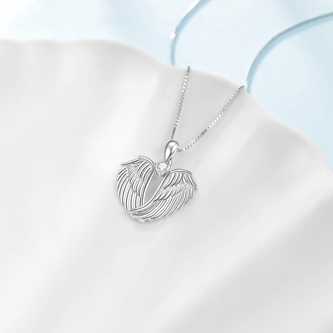 Memorial Angel Wings Necklace