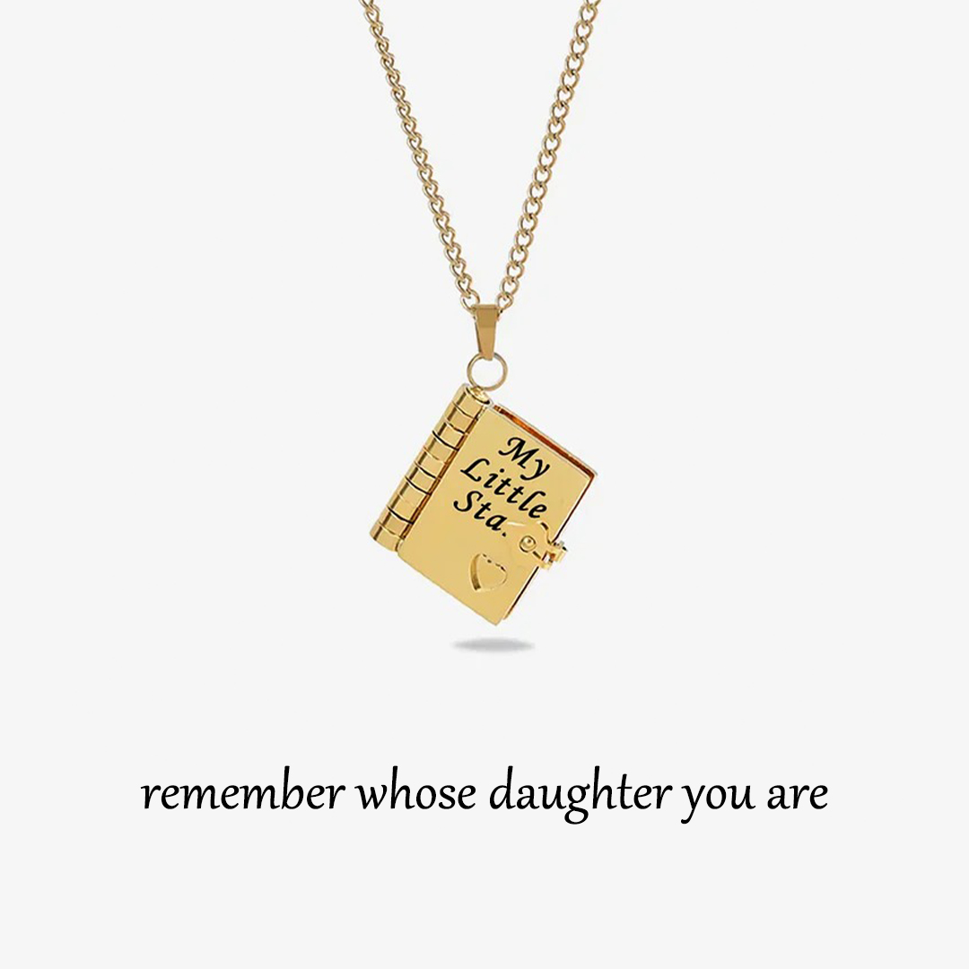 For daughter - My Little Star Book necklace