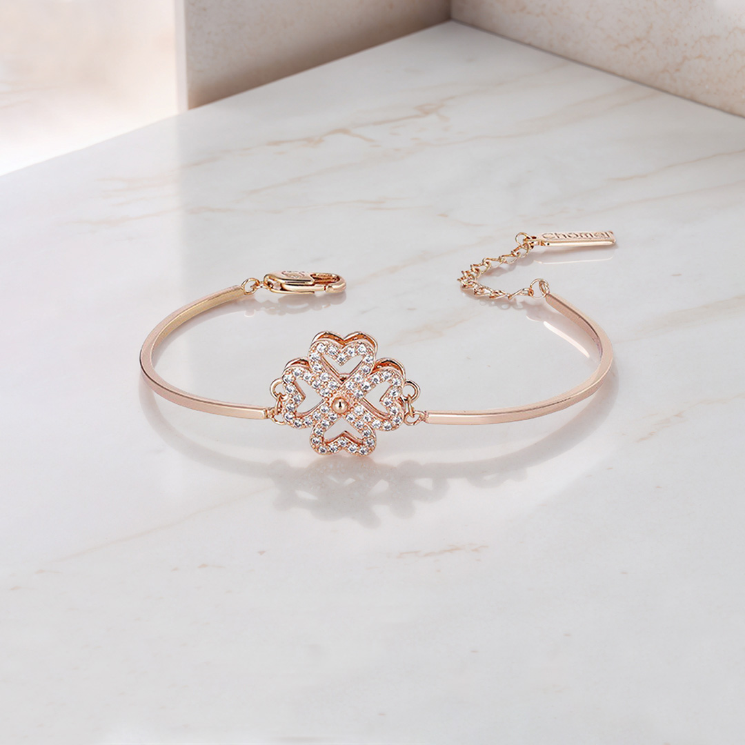 For Daughter - You are my lucky four-leaf clover Bracelet