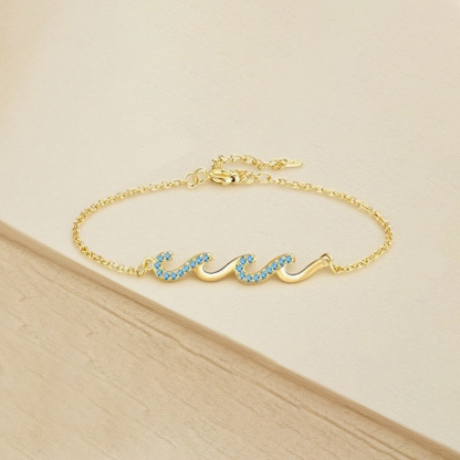 Happy Sweet 16th Wave Bracelet