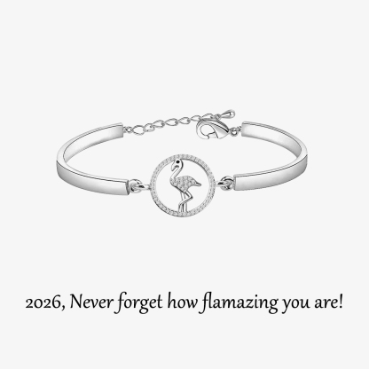 2026 Never Forget How Flamazing You Are Flamingo Bracelet