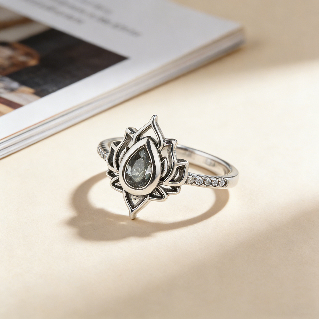 Fuck My Trauma Lotus Ring