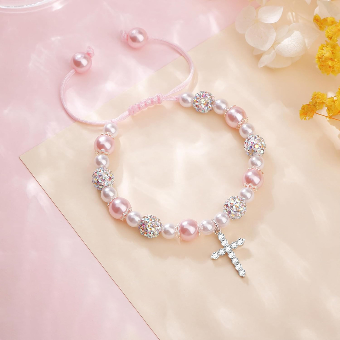 For Granddaughter- HAPPY EASTER Beaded Bracelet
