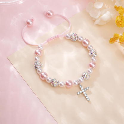 For Granddaughter- HAPPY EASTER Beaded Bracelet