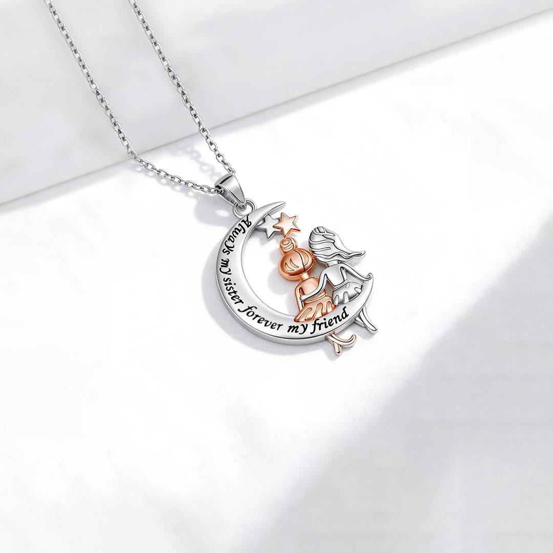 For Sisters- Sisters are like stars Necklace