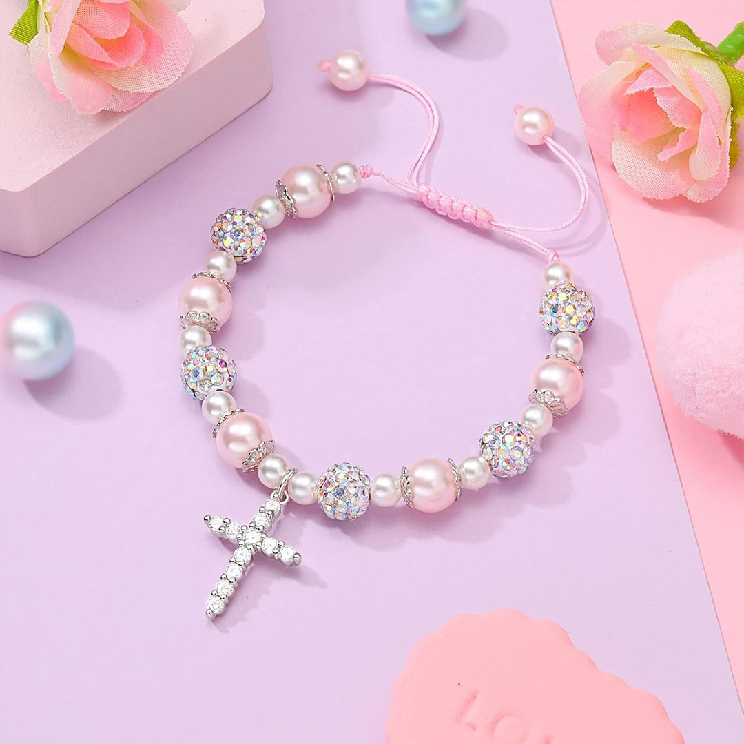 For Granddaughter- HAPPY EASTER Beaded Bracelet