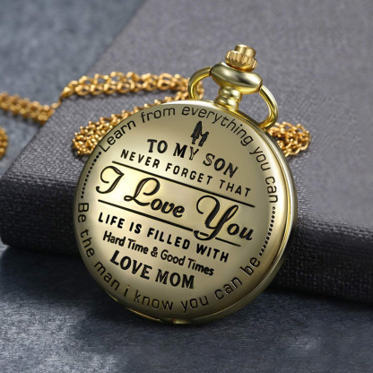 Best Gift For Son - Luxury Vintage Pocket Watch