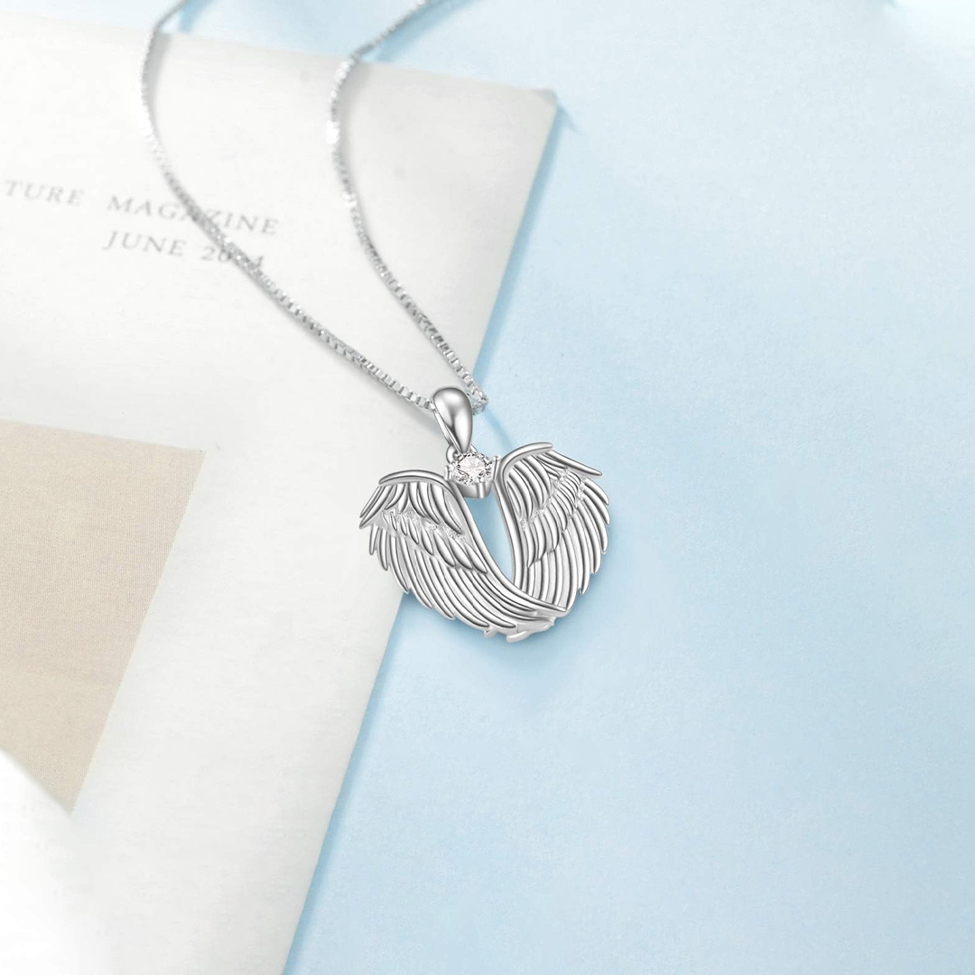 Memorial Angel Wings Necklace