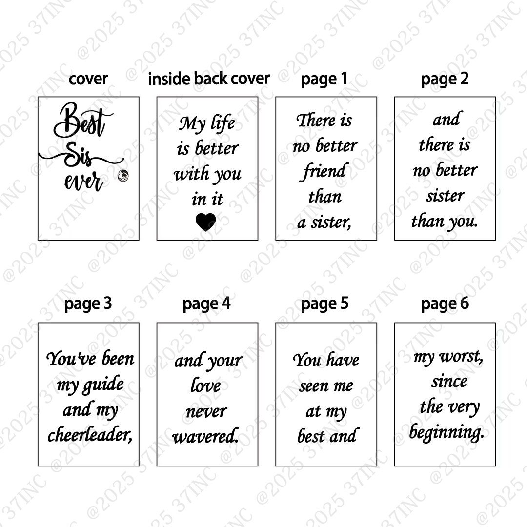 For Sisters- My life is better with you in it Book Necklace