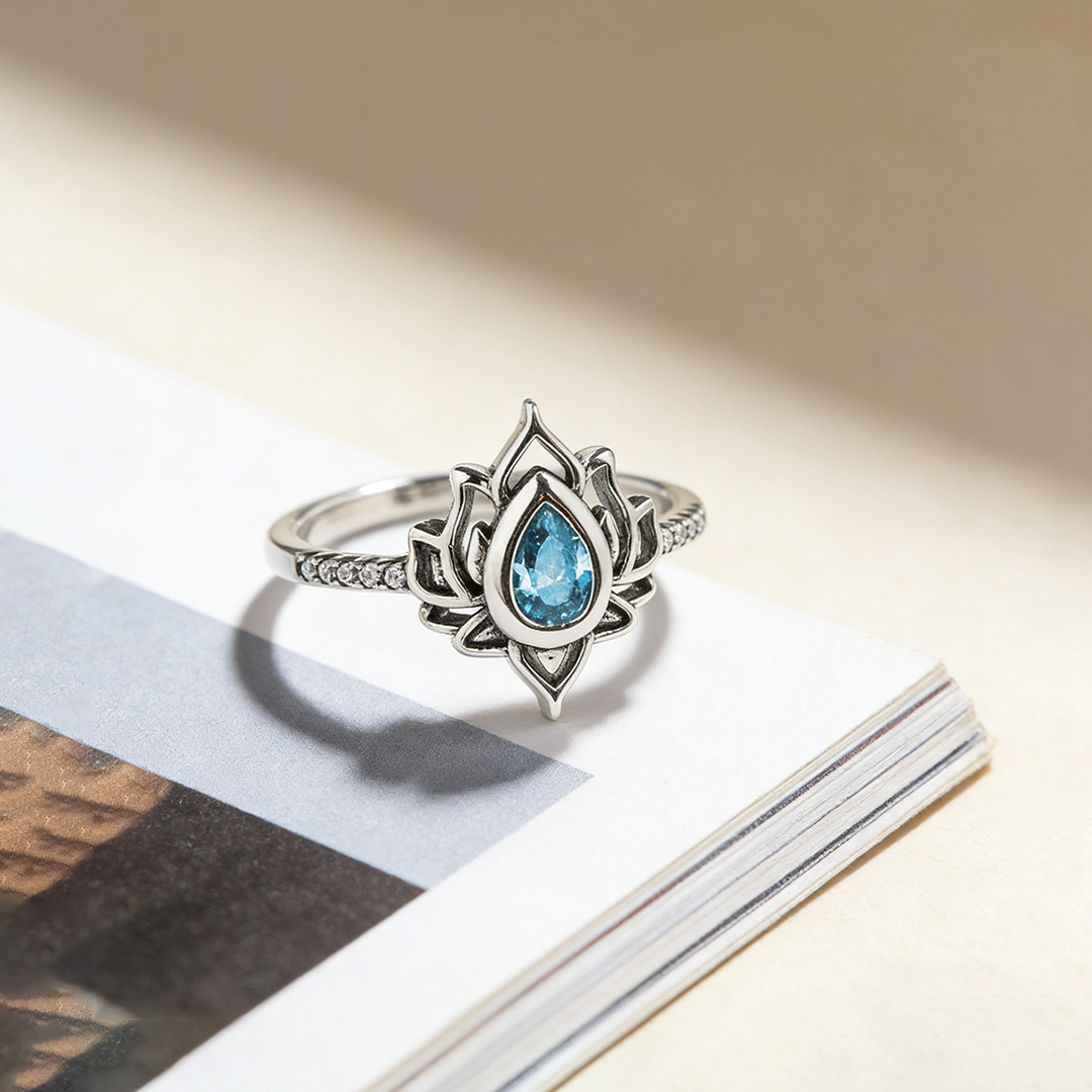 Fuck My Trauma Lotus Ring