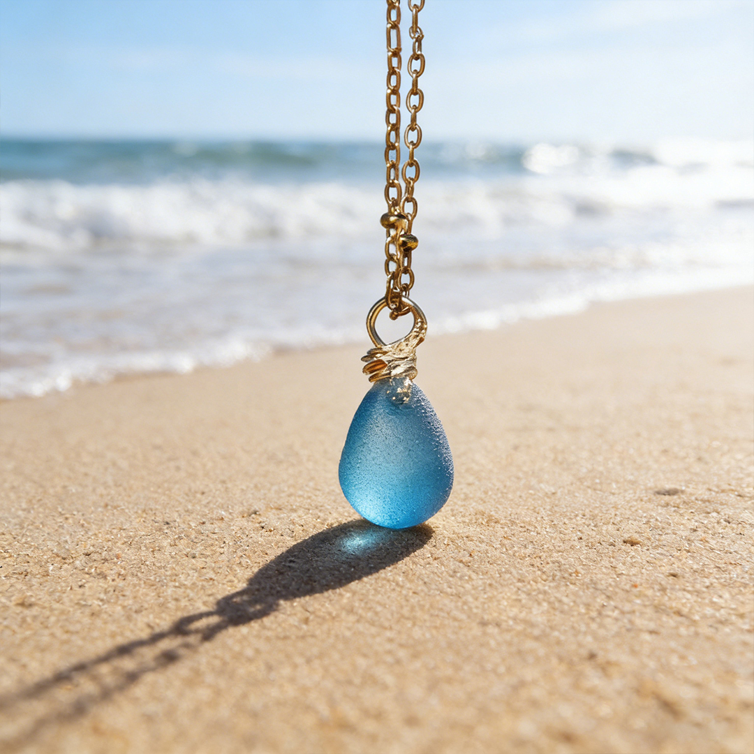 For Friends - Salty Soul Sister Sea Glass Necklace