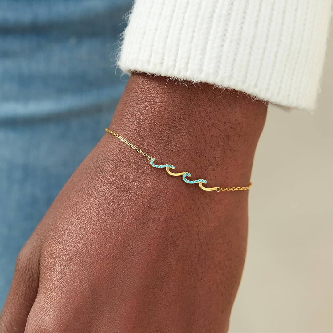 Happy Sweet 16th Wave Bracelet