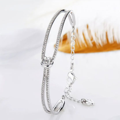 Grandmother And Granddaughter Forever Linked Together Bracelet