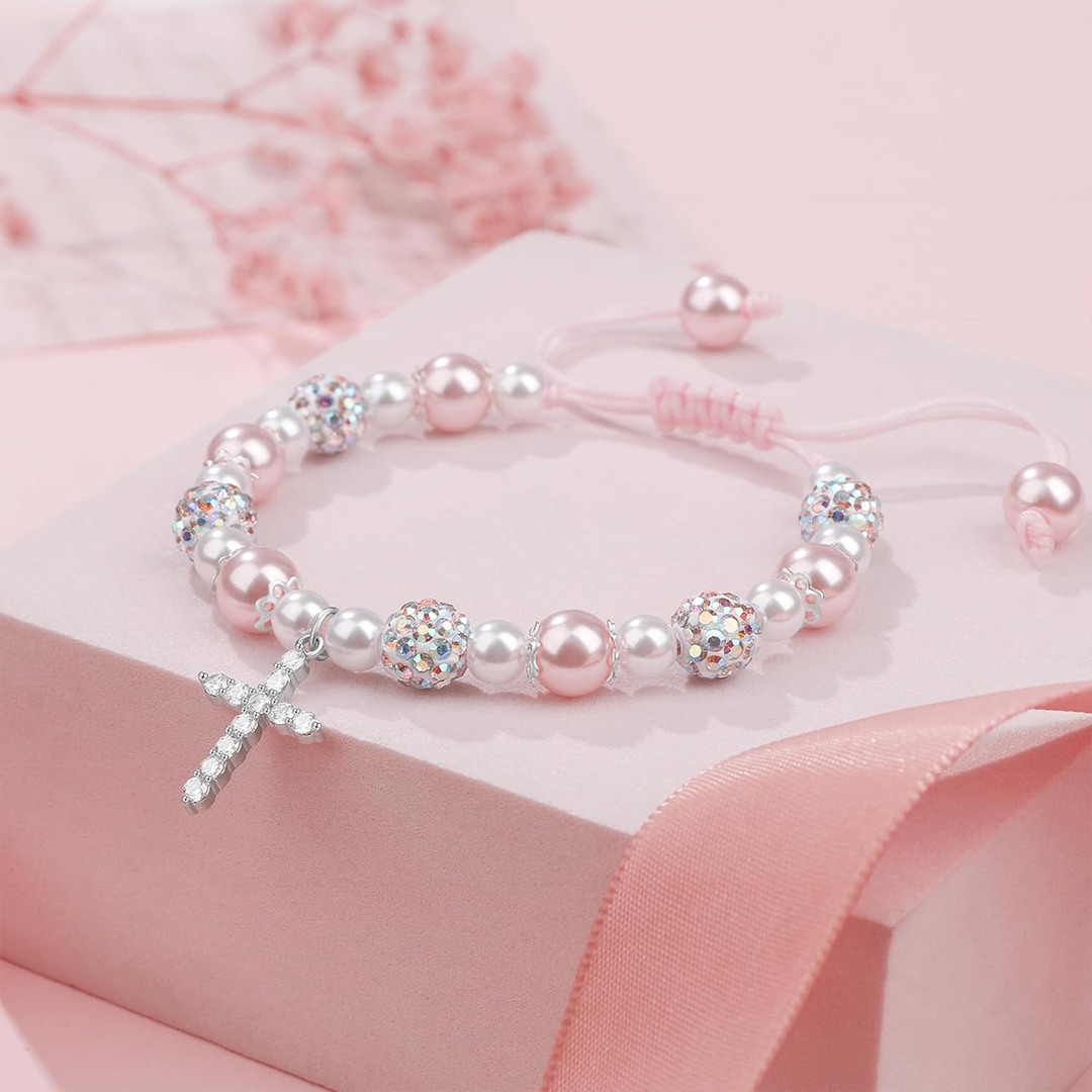 For Granddaughter- HAPPY EASTER Beaded Bracelet