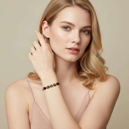 Girl Gang Courage and Strength Crystal Bracelet