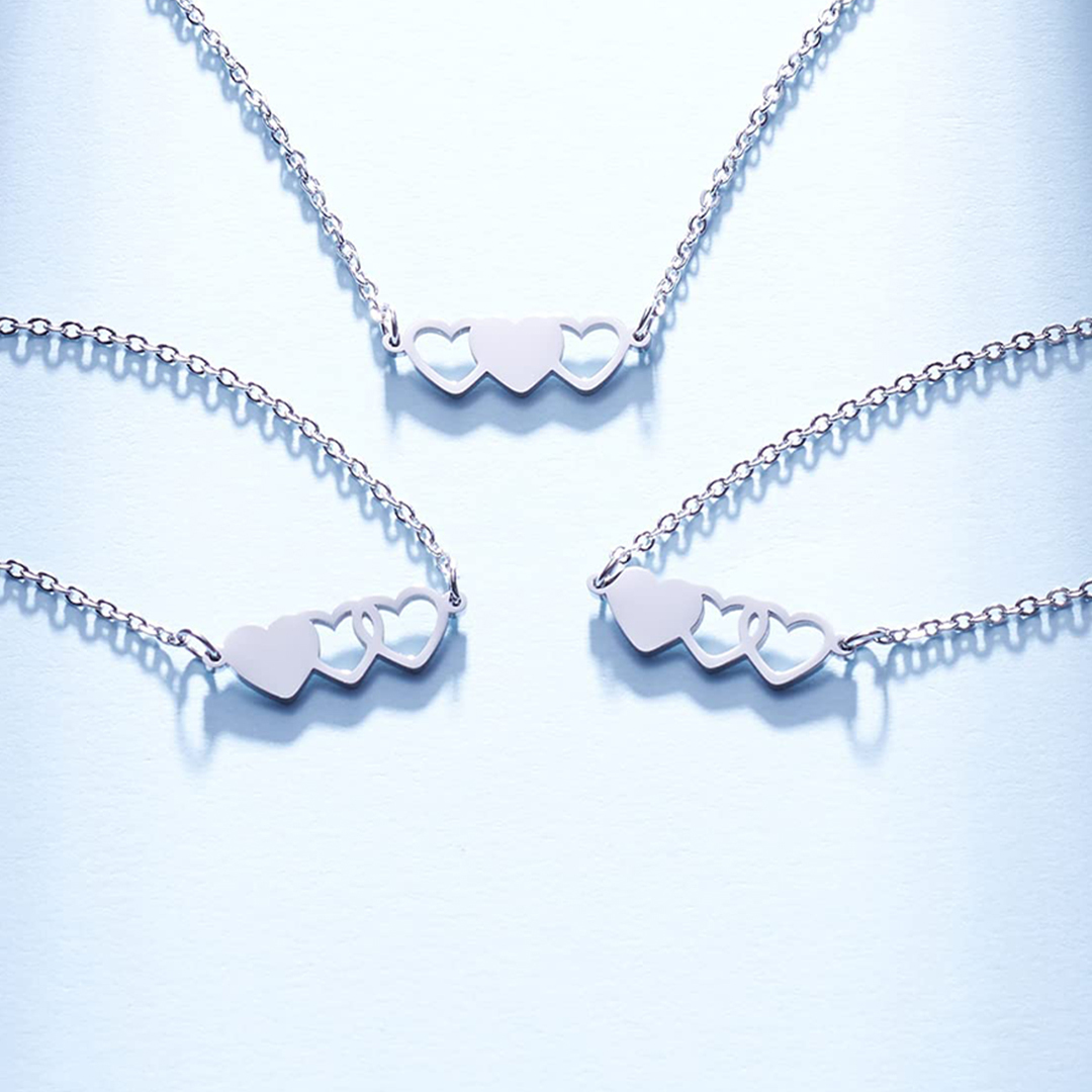 For Friend - Badass Girl Gang Heart Bracelet Set