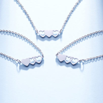 For Friend - Badass Girl Gang Heart Bracelet Set