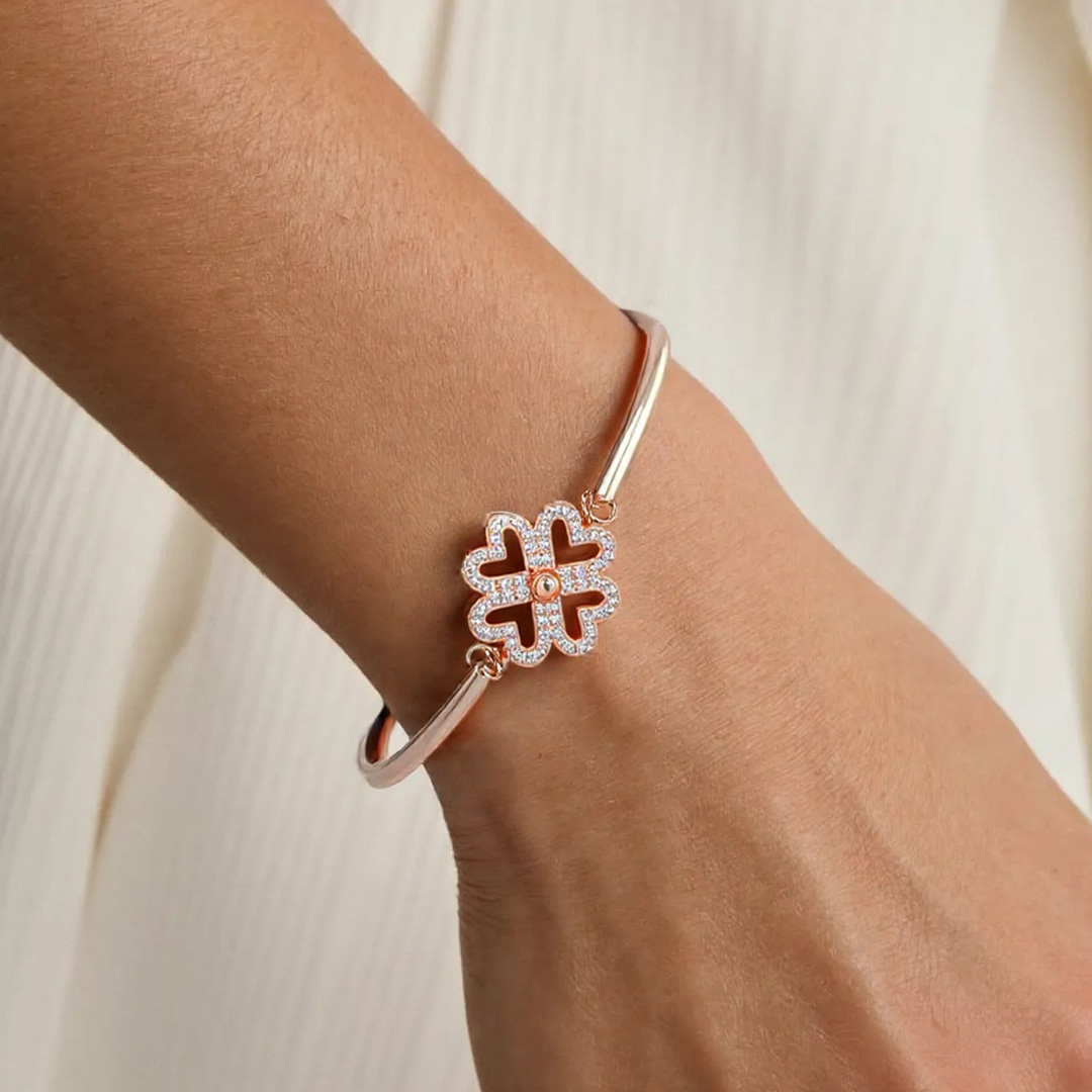 For Daughter - You are my lucky four-leaf clover Bracelet