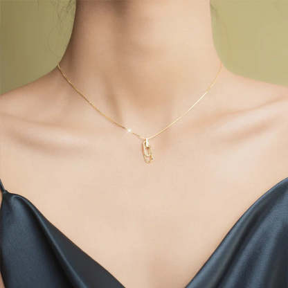 For Daughter - S925 We Are Forever Linked Together Circle Necklace