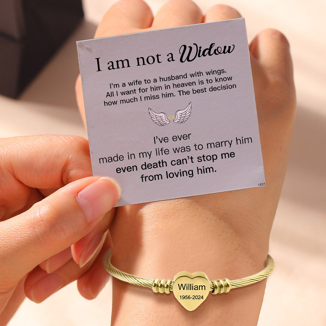 Personalized Name&Date Memorial Bracelet