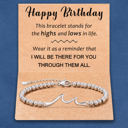 Happy Birthday Beaded Bracelet