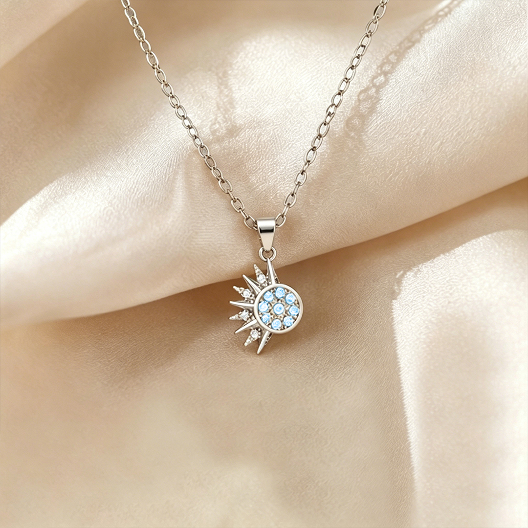 Moon and Sun Magnetic Necklace Set