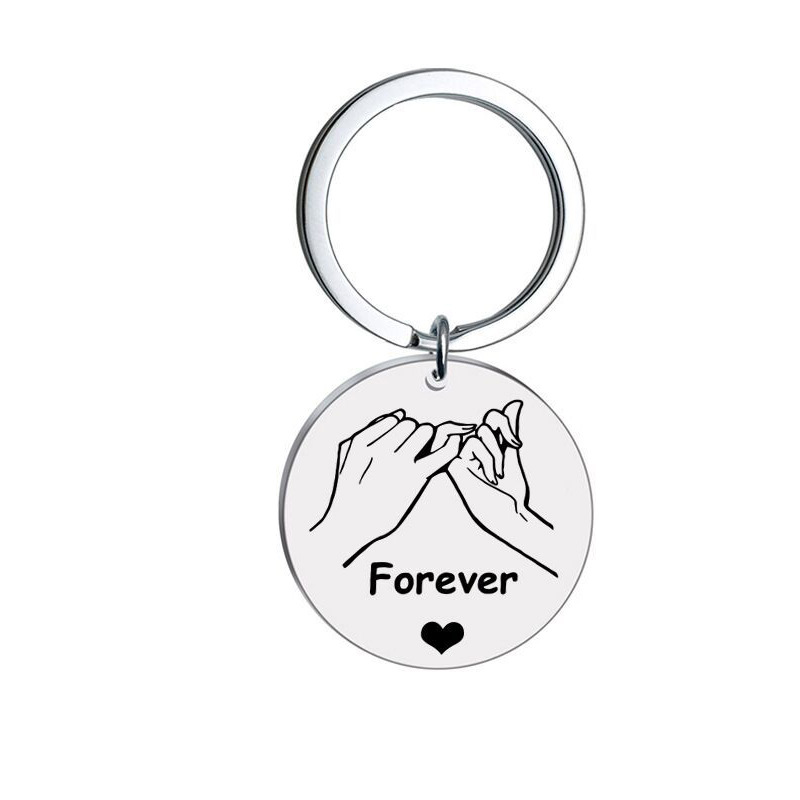 Pinky Promise Forever Keychain
