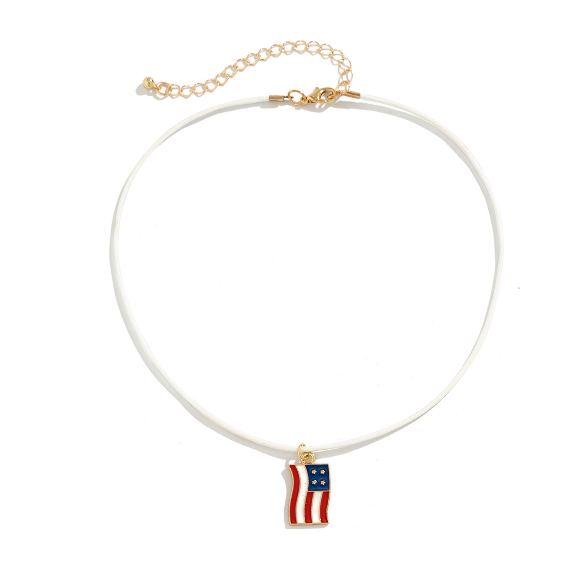 US Flag Necklace