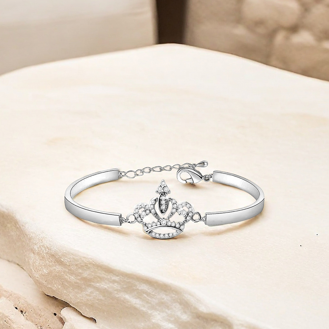For Friend - Straighten Your Crown Crown Bracelet