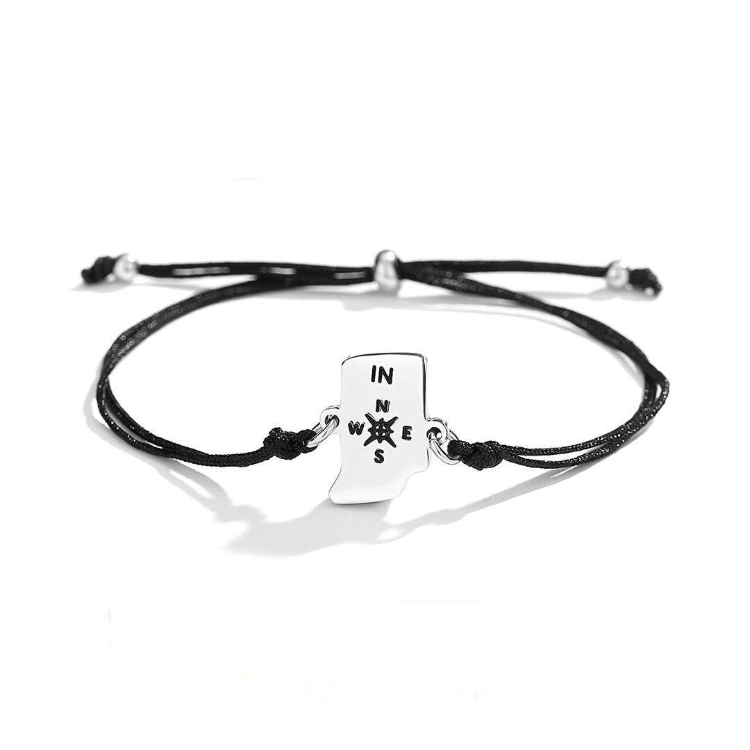The Adventure Begins Map Bracelet