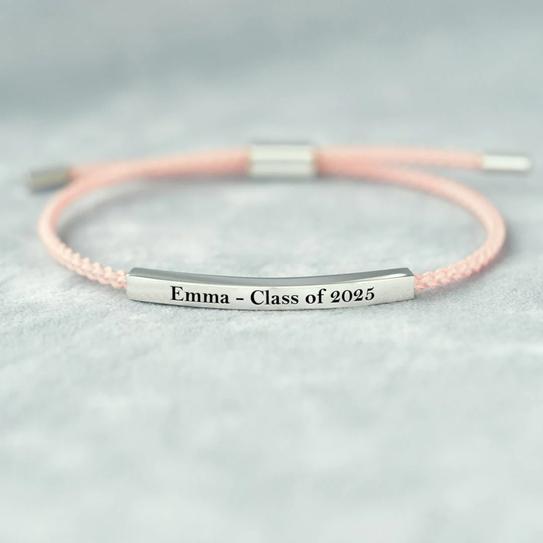For Daughter - Customized name graduation bracelet