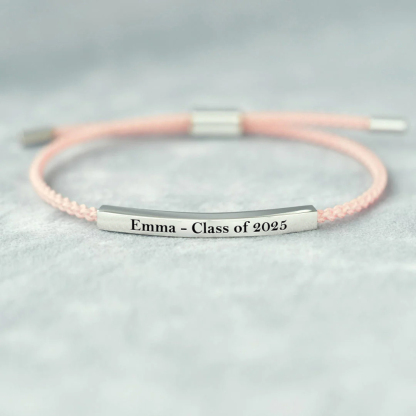 For Daughter - Customized name graduation bracelet