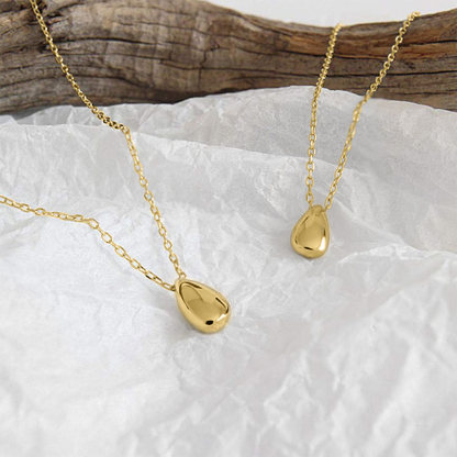 Memorial Tear Pendant Necklace 