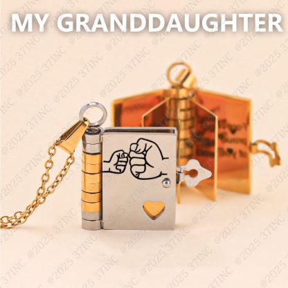 For Grandkids - My Love Stays With You Book Necklace