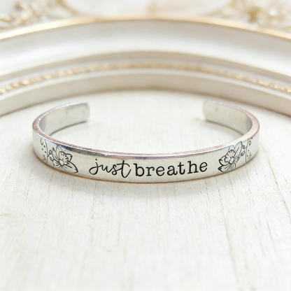 You Are Unbreakable Lotus Bracelet