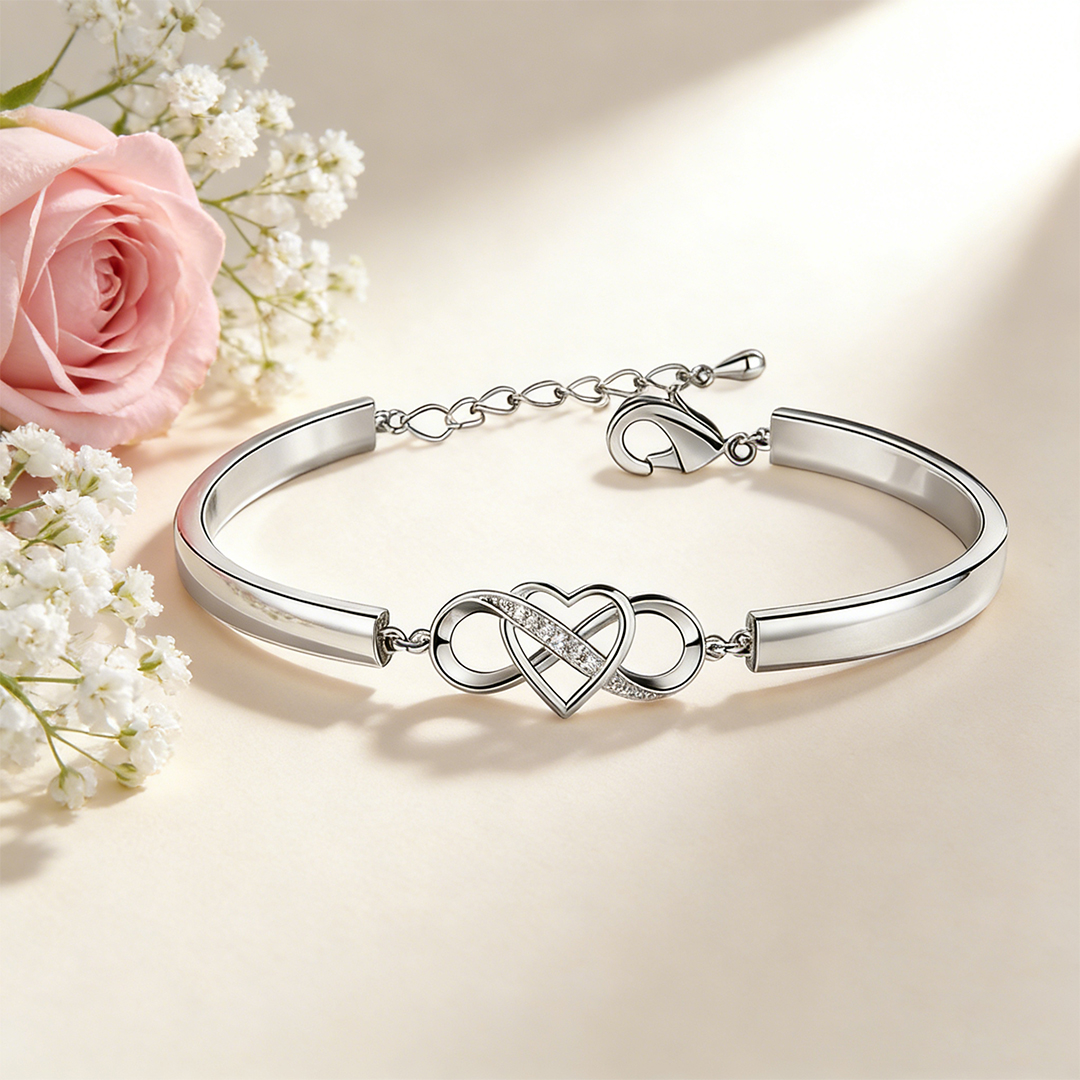 For Love - I love you still Infinity Heart Bracelet