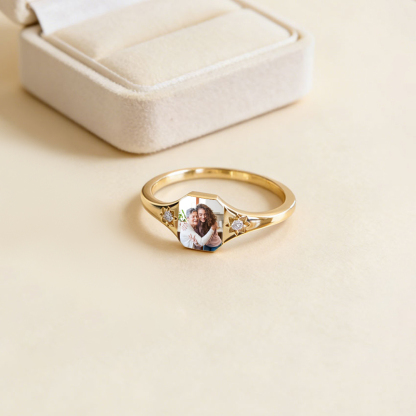 I’m So Proud Of You Photos And Birthstone Custom Ring