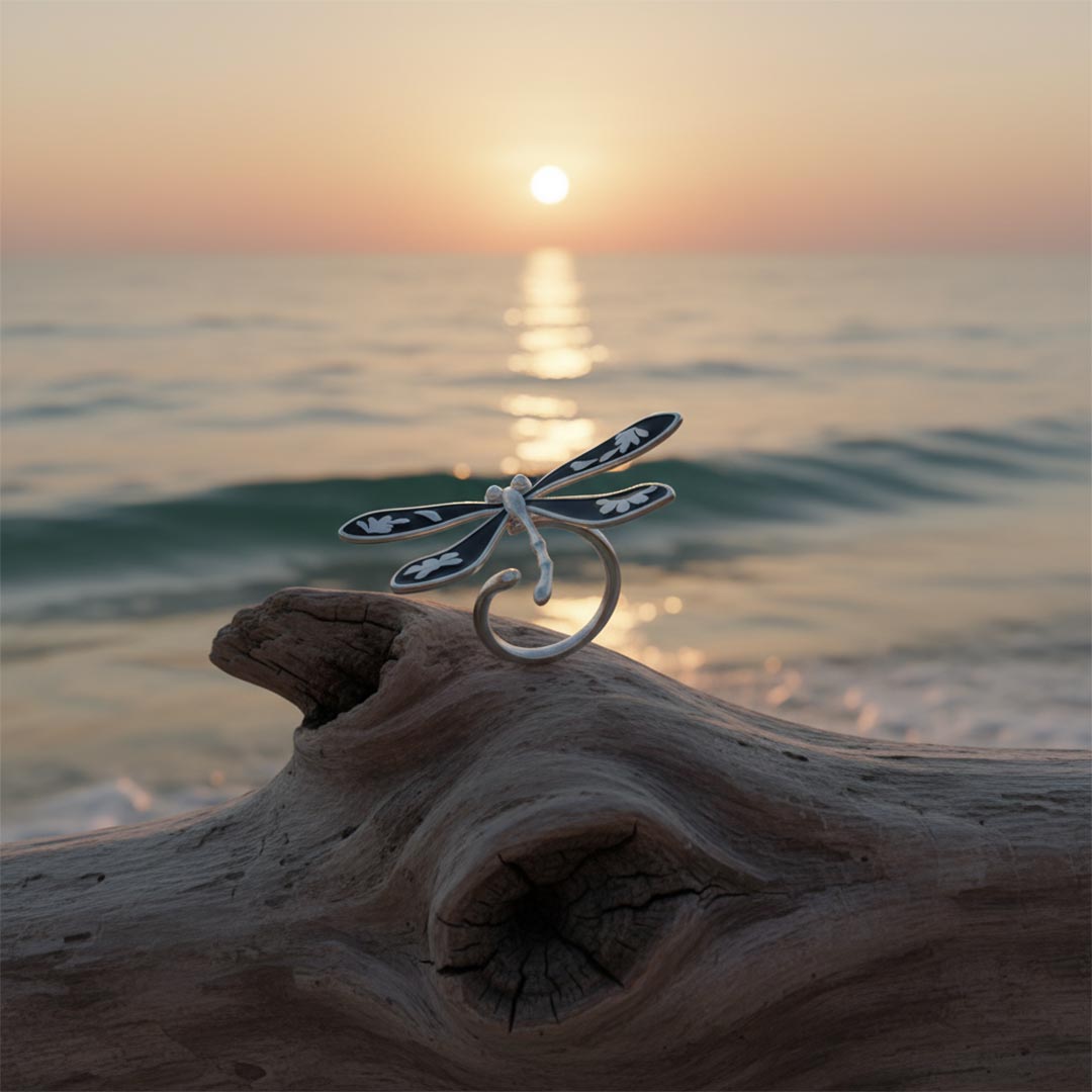Those We Love Don’t Go Away Dragonfly Ring