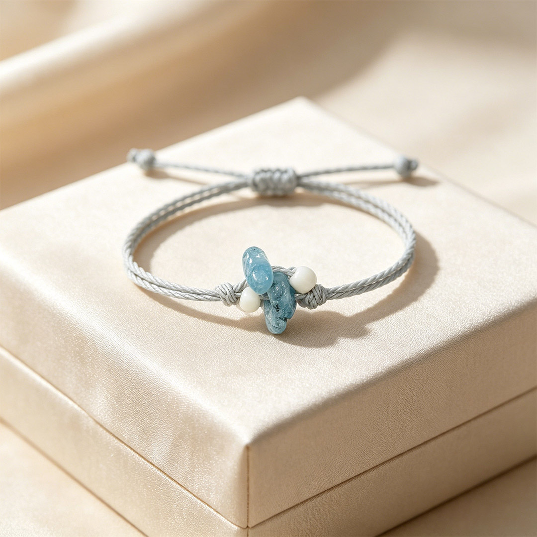 For Friends - I'm deeply grateful to have you Sea glass Bracelet