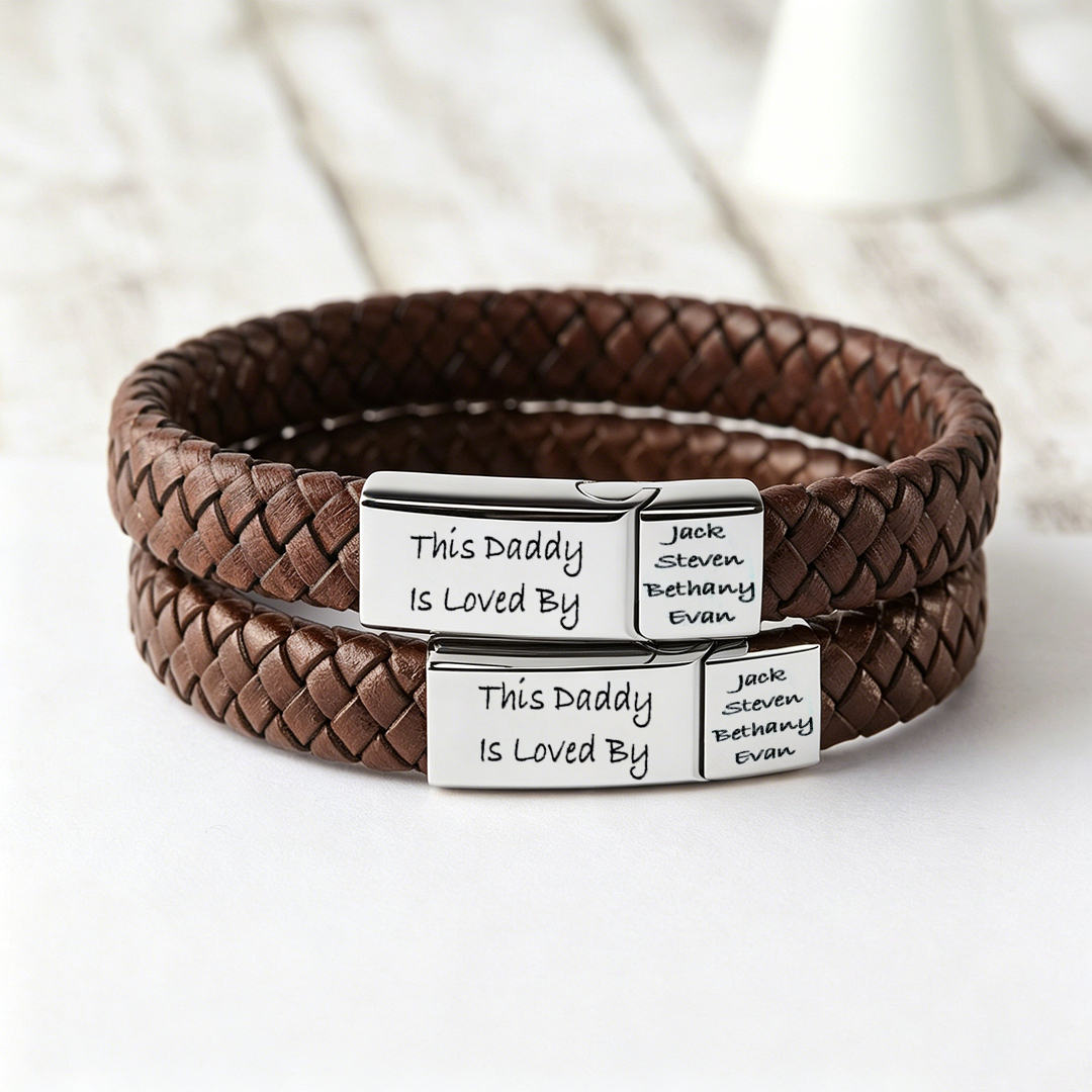 For Father - This Dad Is Loved By... Customizable Bracelet