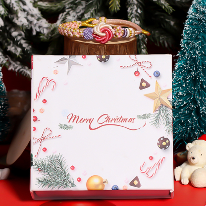 For Granddaughter - A LINK THAT CAN NEVER BE UNDONE Peach Blossom Knot Bracelet