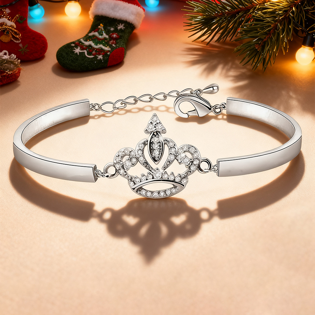 For Granddaughter- Love You Forever And always Crown  Bracelet