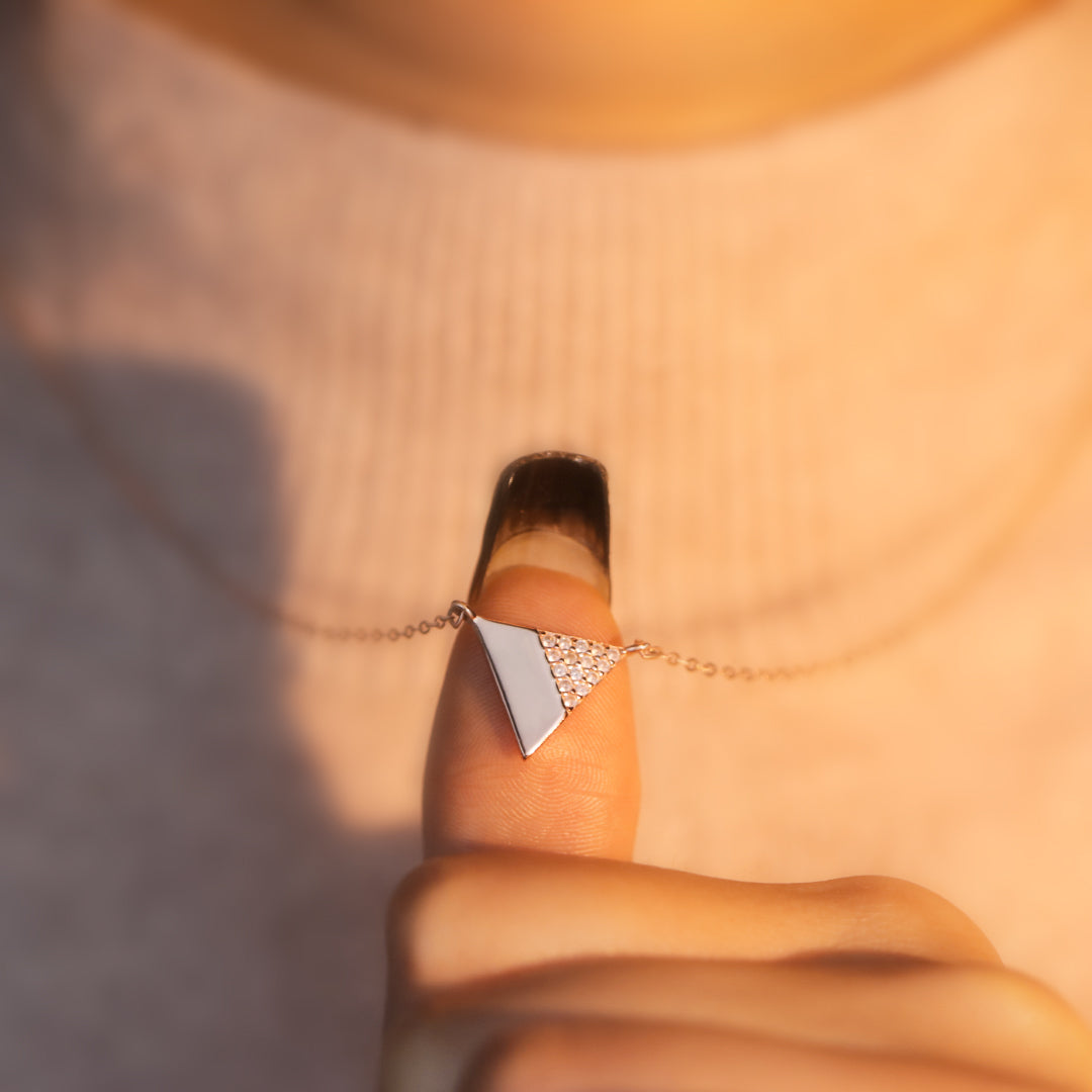 For Friend - My Badass Tribe Triangle Necklace