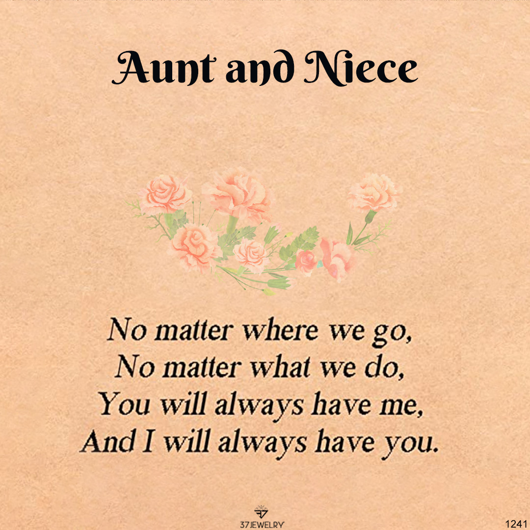 For Niece - S925 Aunt and Niece Infinity Heart Necklace