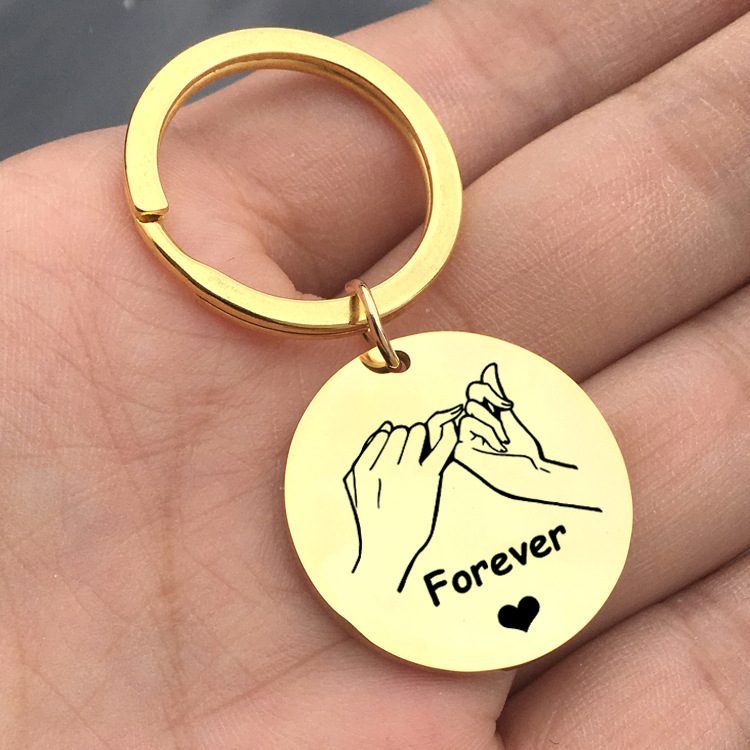 Pinky Promise Forever Keychain