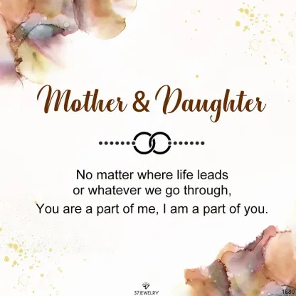 Mother & Daughter Customized Birthstones Circle Bracelet