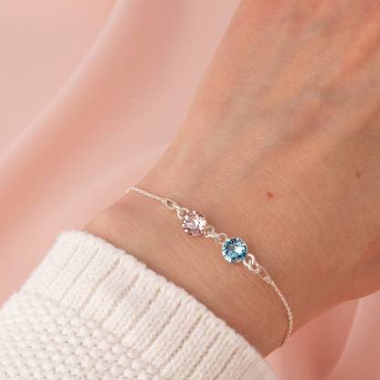 Custom Birthstones Bracelet