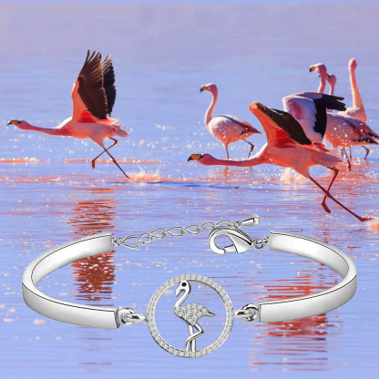 Never Forget How Flamazing You Are Flamingo Bracelet